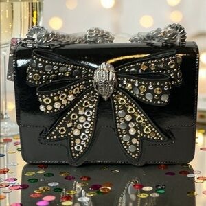 Kurt Geiger Small Shoreditch Bow Convertible Crossbody. NWT. All Inclusion.